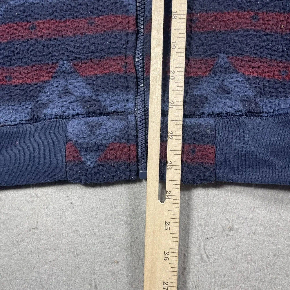 Abercrombie‎ Kids Jacket Boys 13/14 Fleece Full Zip Aztec Fall Winter Warm